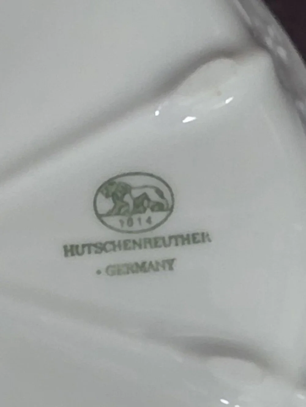 Lot of 3 Hutschenreuther Baronesse White Fruit Cereal Dish